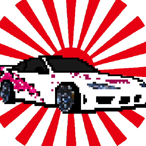 Virtual NFT JDM car meet Logo