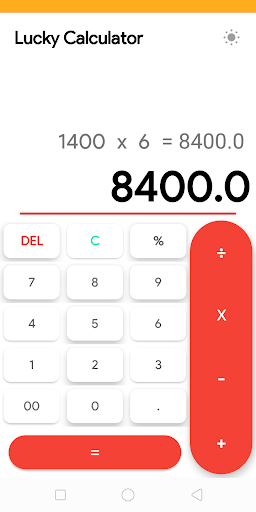 Lucky Calculator Screen 2