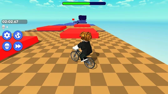 Obby but You're on a Bike