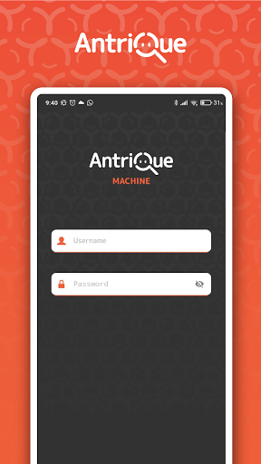 Android application AntriQue KIOSK screenshort