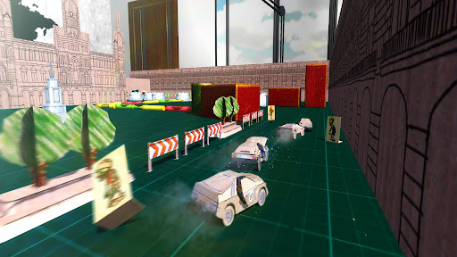 Android application Cartoon Paper Derby Online Des screenshort
