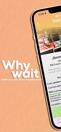 Android application Headcount - Why Wait? screenshort