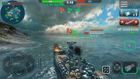 Warships Universe: Naval Battle MOD APK 0.8.2 (Unlimited Diamond) 11