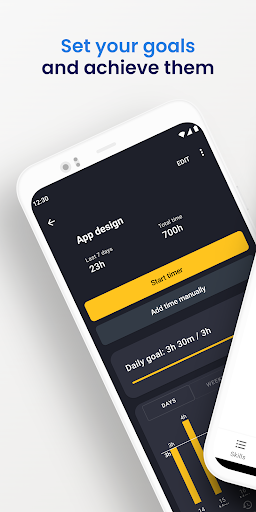 Android application SkillApp - 10000 Hours Tracker screenshort