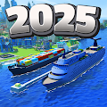 Sea Port: Cargo Boat Tycoon apk thumb