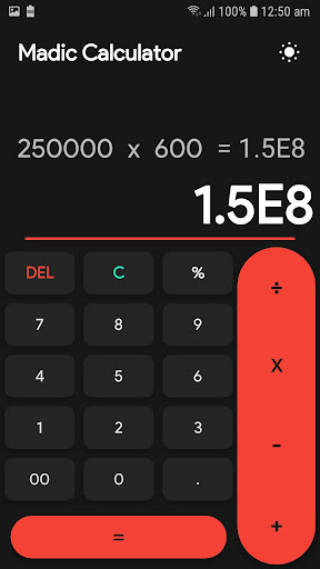 Madic Calculator Screen 3