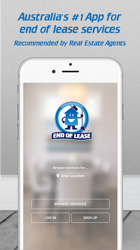 Android application End of Lease Cleaning screenshort