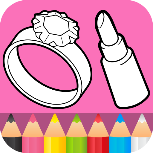 Beauty Coloring Pages  Icon