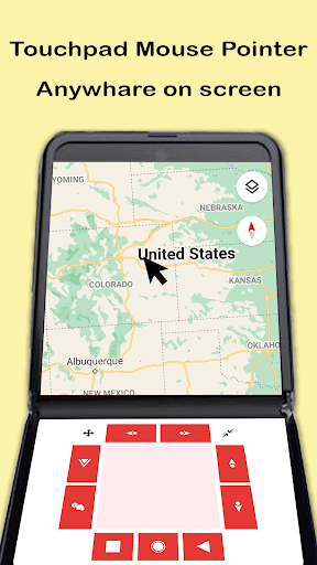 Android application Touchpad: Mouse pointer screenshort