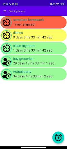 Timerpool Screen 2