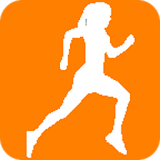 pedometer step count calories icon