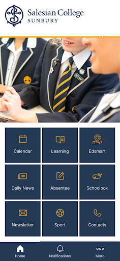 Android application Salesian College screenshort