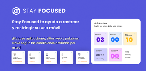 Stay Focused - Bloque de aplicaciones y sitios web - Aplicaciones en Google Play