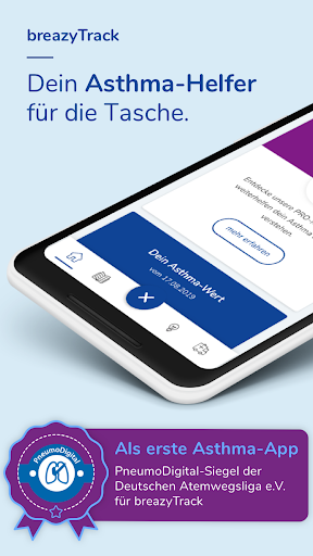 Android application breazyTrack - die Asthma-App screenshort