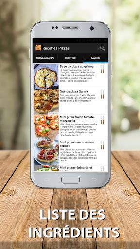 Recettes Pizzas Screen 3