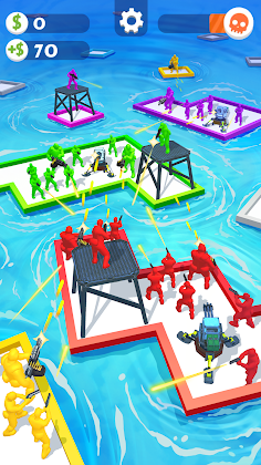 War of Rafts: Crazy Sea Battle - Screenshot 1