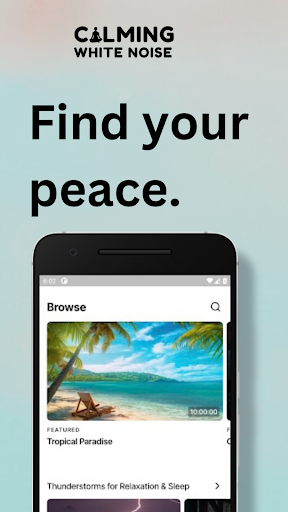 Android application Calming White Noise screenshort