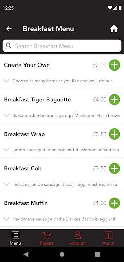 Food To Go Screen 3