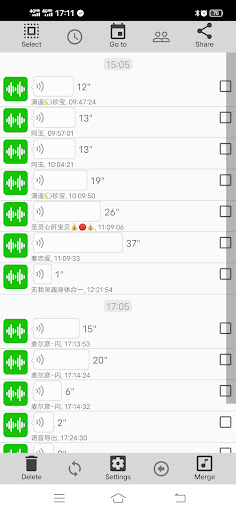 Voice Exporter for Wechat Screen 3