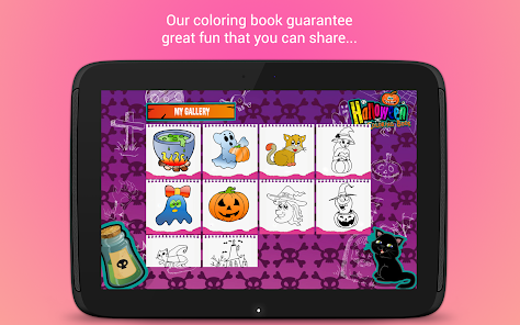 Captura 14 Halloween para colorear libro android