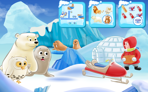 Polar Bear Cub - Fairy Tale with Games Free screenshots 17