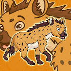 Brown Hyena Escape