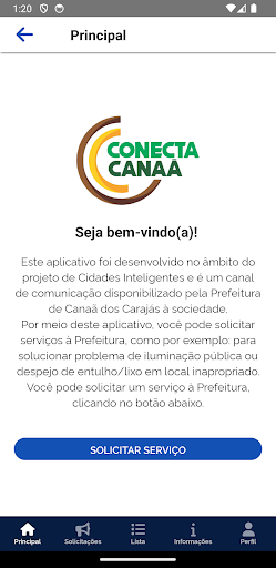 Android application Conecta Canaã screenshort