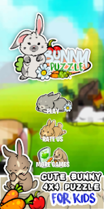 Bunny Puzzle with cute bunnies