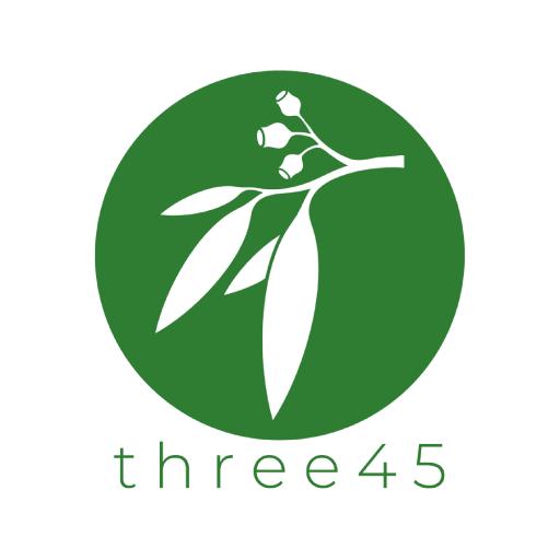 three45 logo