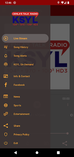KSYL Cenlas Talkradio Screen 3