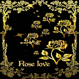 Golden Rose love icon