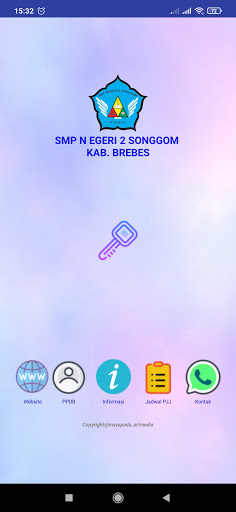 Android application SMPN 2 SONGGOM screenshort
