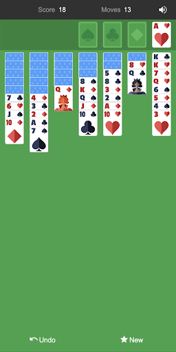 Yukon Solitaire Screen 2