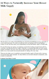How to Increase Breast Milk