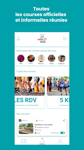 Sprint2Love, Running & Dating Screen 2