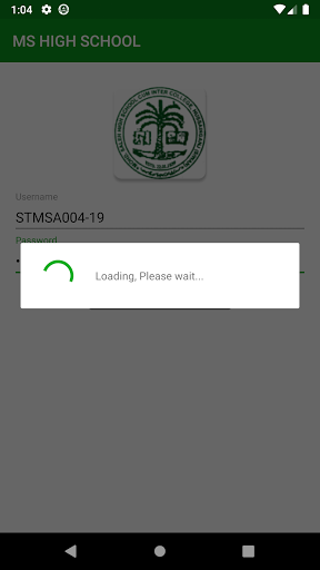 Android application M.S.H.S. CUM INTER COLLAGE screenshort