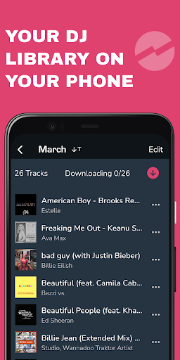 Android application MIXO - The DJ Library screenshort