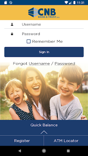 Android application CNB Bank & Trust Card Manager screenshort