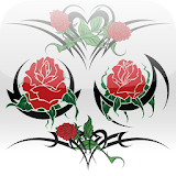 Tribal Roses Tattoos Designs icon