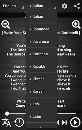 Lyrics Translator Apk5