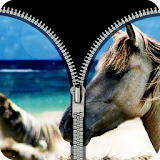 zipper horse lock screen icon