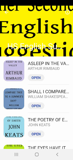 Android application HS English Suggestion 2022 screenshort