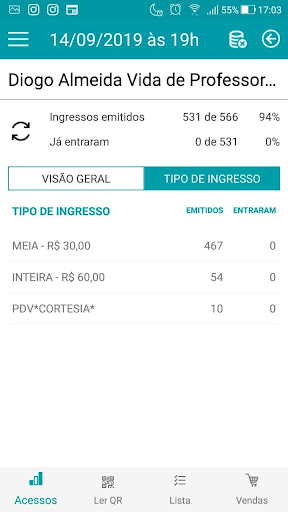 Organizador Bilheteria Expres