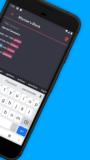 Rhymers Block Screen 3