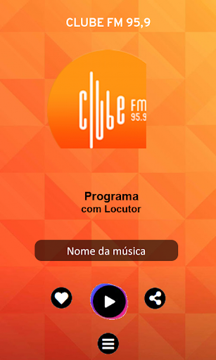 Android application Clube FM 95,9 screenshort
