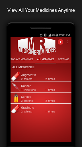 Screenshot of Daily Medicine Reminder