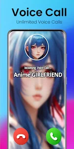 Anime Ai girlfriend: videocall
