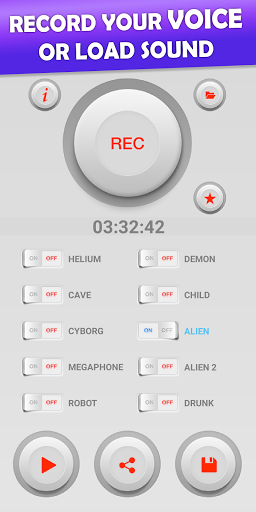 Android application Voice Changer - Audio Effects screenshort