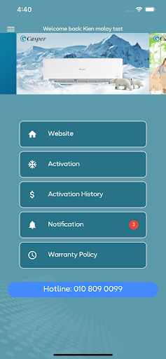 eCasper Screen 2