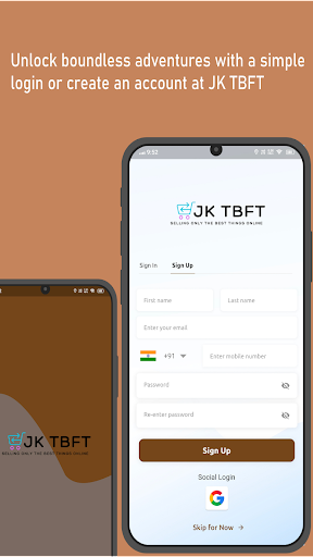 Android application JK TBFT screenshort